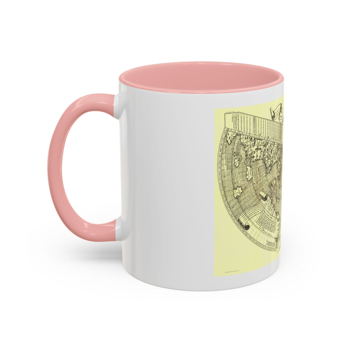 World Map - Ruysch (1508) (Map) Accent Coffee Mug
