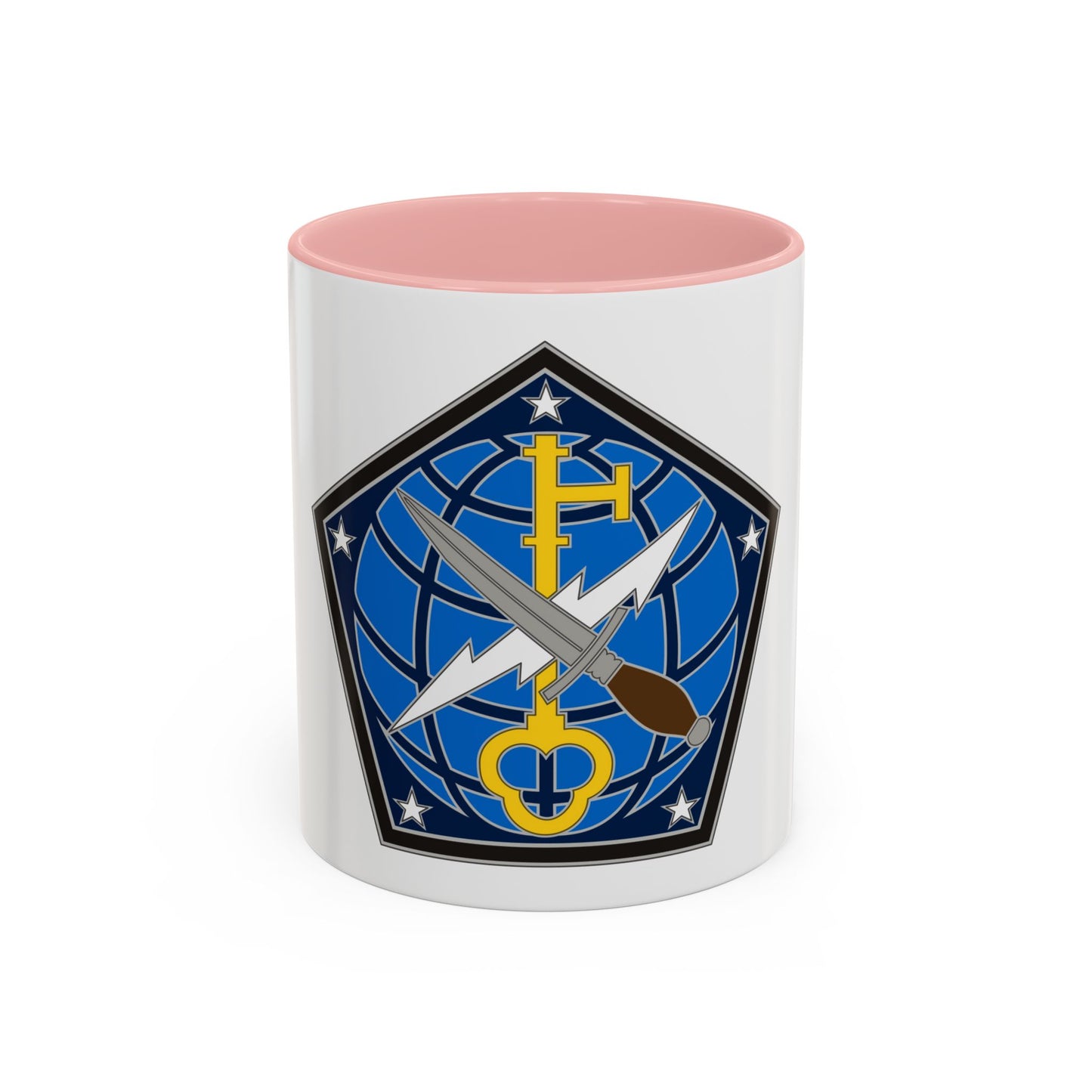 704 Military Intelligence Brigade (U.S. Army) Accent Coffee Mug