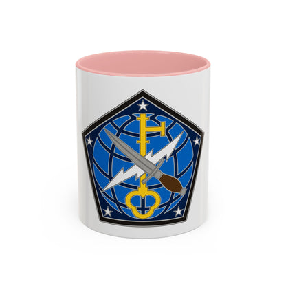 704 Military Intelligence Brigade (U.S. Army) Accent Coffee Mug