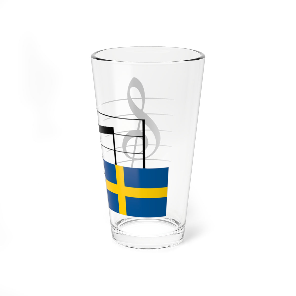 MusicalnotesSweden (Sweden) Pint Glass 16oz