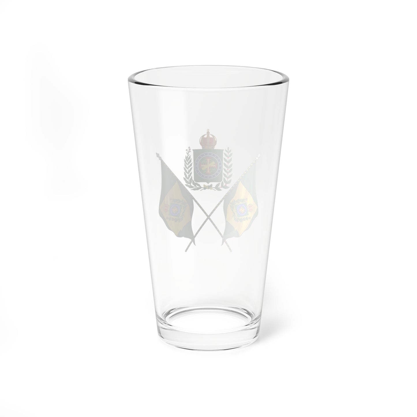 Vexillology of Brazil 19th century (Brazil) (Coat of Arms) Pint Glass 16oz