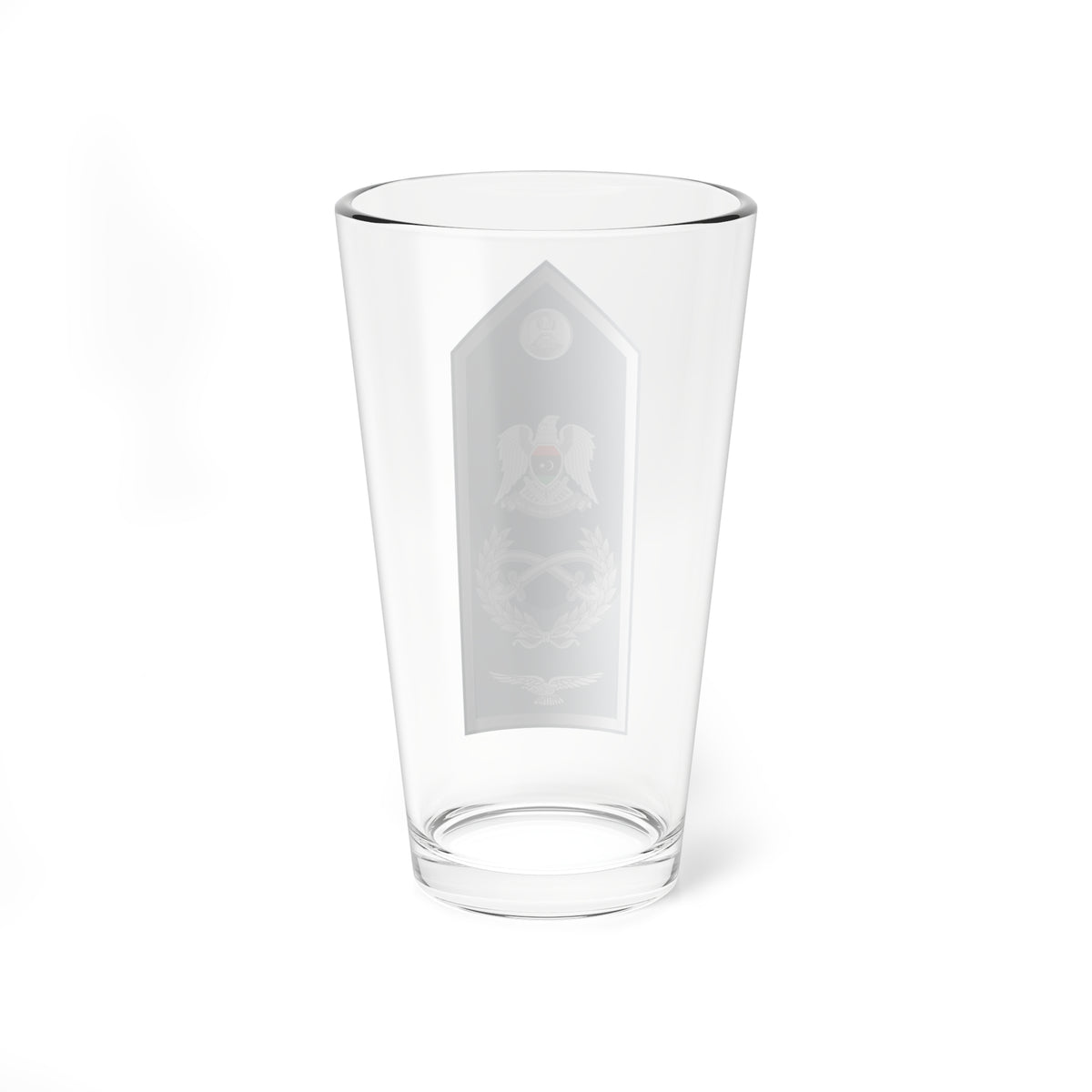 16.Libyan Air Force AM (Libya) (Military Rank) Pint Glass 16oz
