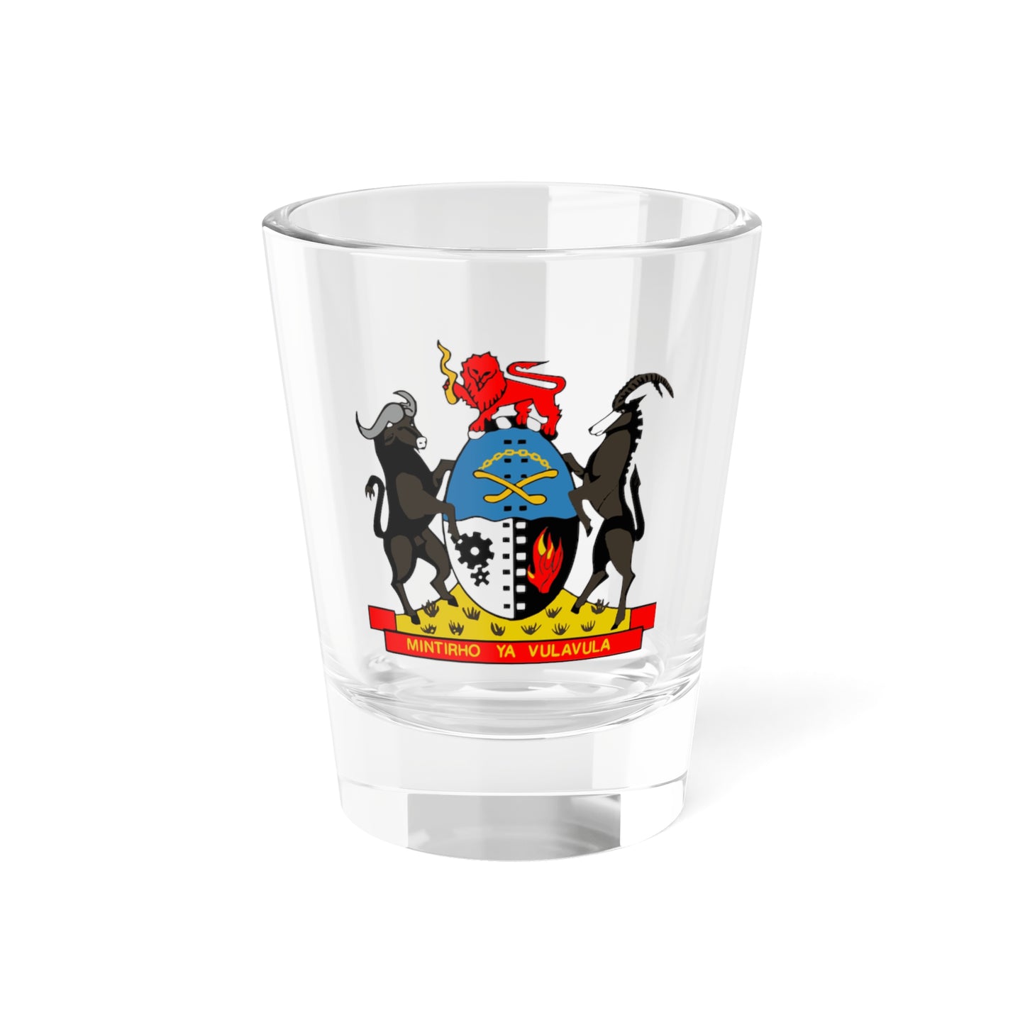 Coat of arms of Gazankulu - Shot Glass 1.5oz