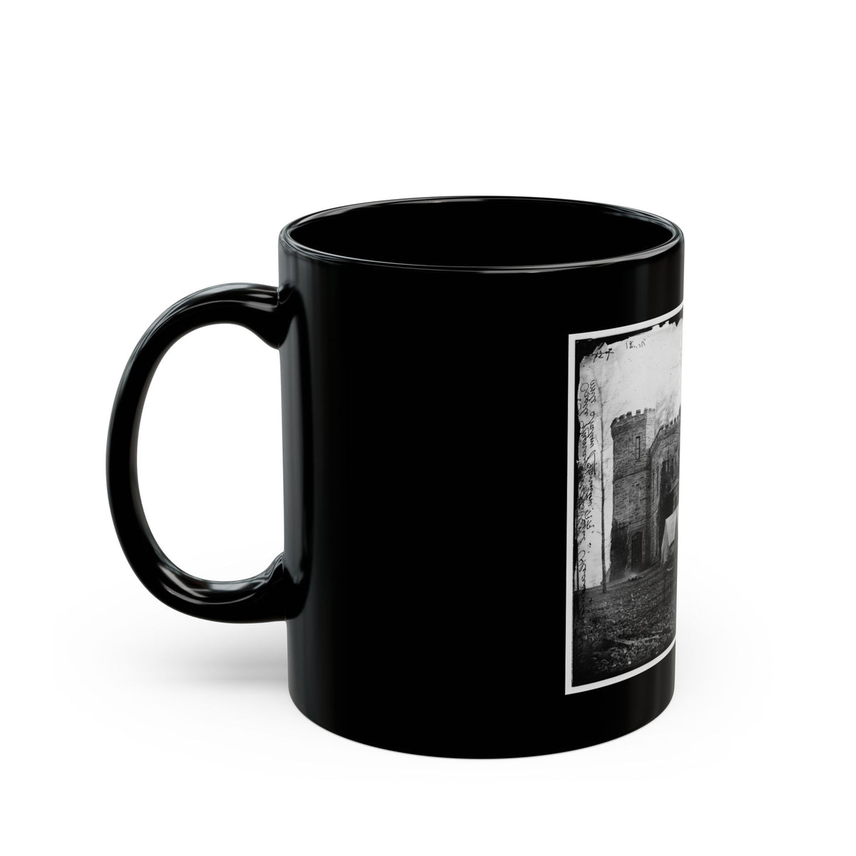 Auburn, Virginia.  Castle Murray  (Five Miles Southeast Of Warrenton), Headquarters Of Gen. Alfred Pleasonton (U.S. Civil War) Black Coffee Mug