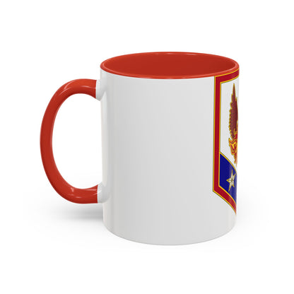 110 Maneuver Enhancement Brigade (U.S. Army) Accent Coffee Mug