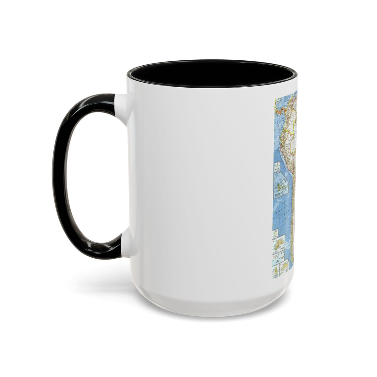 South America (1960) (Map) Accent Coffee Mug