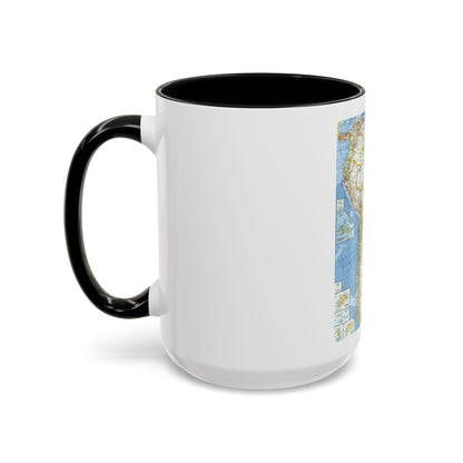 South America (1960) (Map) Accent Coffee Mug