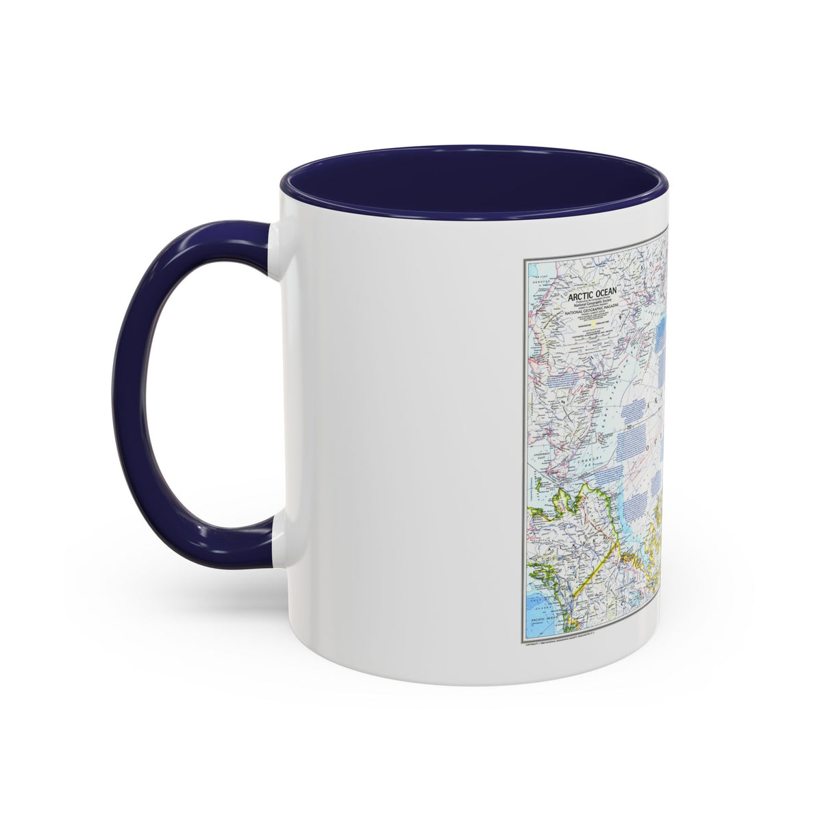 Arctic Ocean (1983) (Map) Accent Coffee Mug