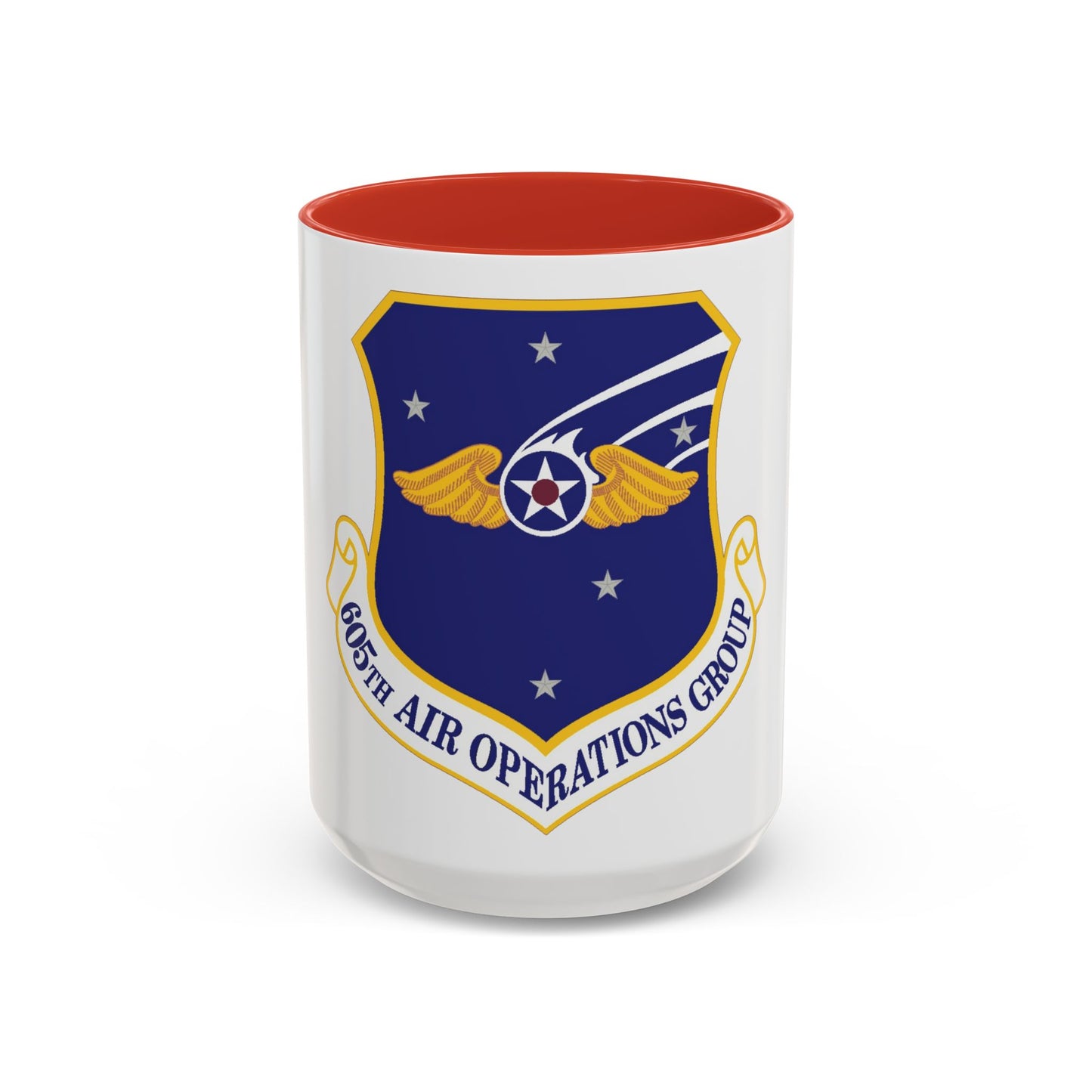 605th Air Operations Group (U.S. Air Force) Accent Coffee Mug