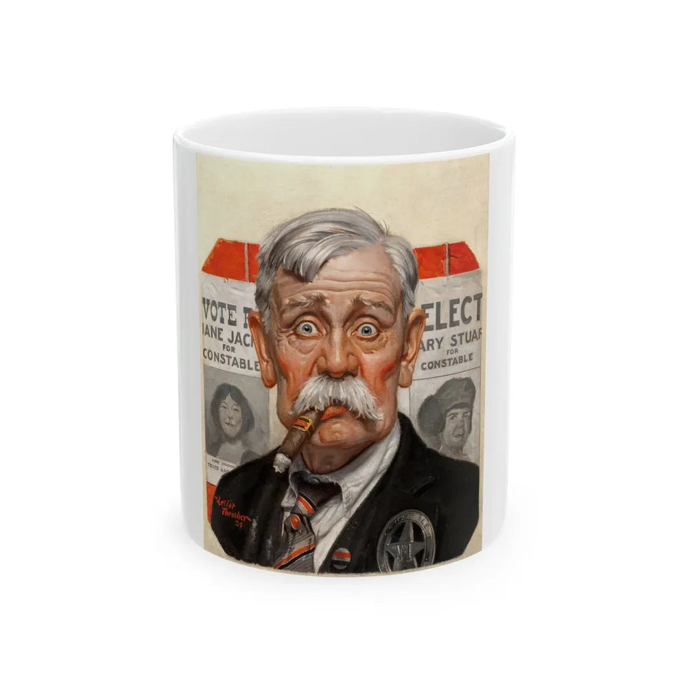 Collier's cover, November 8, 1924 - White Coffee Mug-11oz-Go Mug Yourself