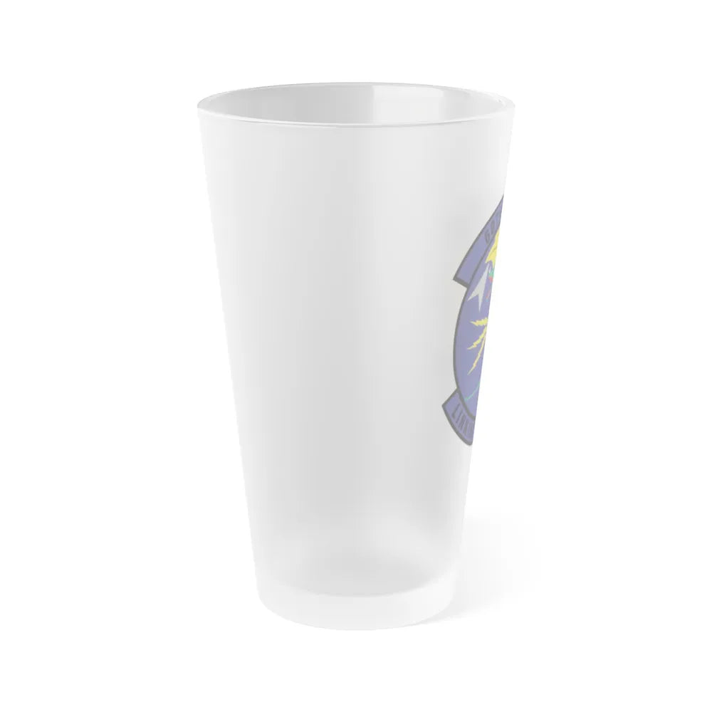 607th Air Communications Squadron (U.S. Air Force) Frosted Pint Glass 16oz-Go Mug Yourself