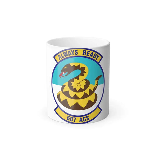 607th Air Control Squadron (U.S. Air Force) Color Changing Coffee Mug 11oz - Go Mug Yourself