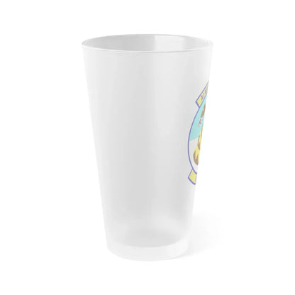 607th Air Control Squadron (U.S. Air Force) Frosted Pint Glass 16oz - Go Mug Yourself