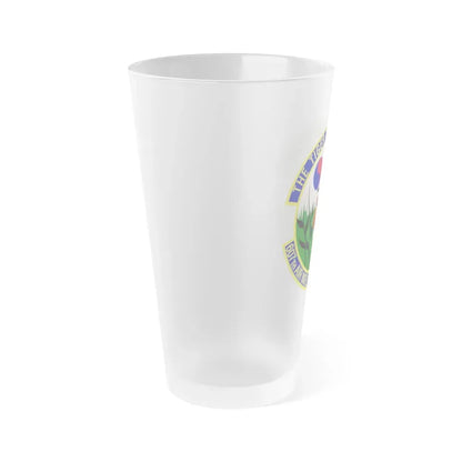 607th Air Intelligence Squadron (U.S. Air Force) Frosted Pint Glass 16oz - Go Mug Yourself