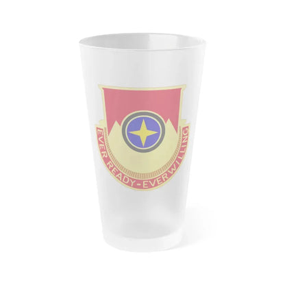 607th Armored Field Artillery Battalion (U.S. Army) Frosted Pint Glass 16oz Default Title - Go Mug Yourself