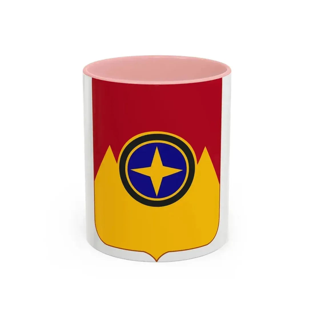 607th Armored Field Artillery Battalion v2 (U.S. Army) Accent Coffee Mug 11oz Pink - Go Mug Yourself