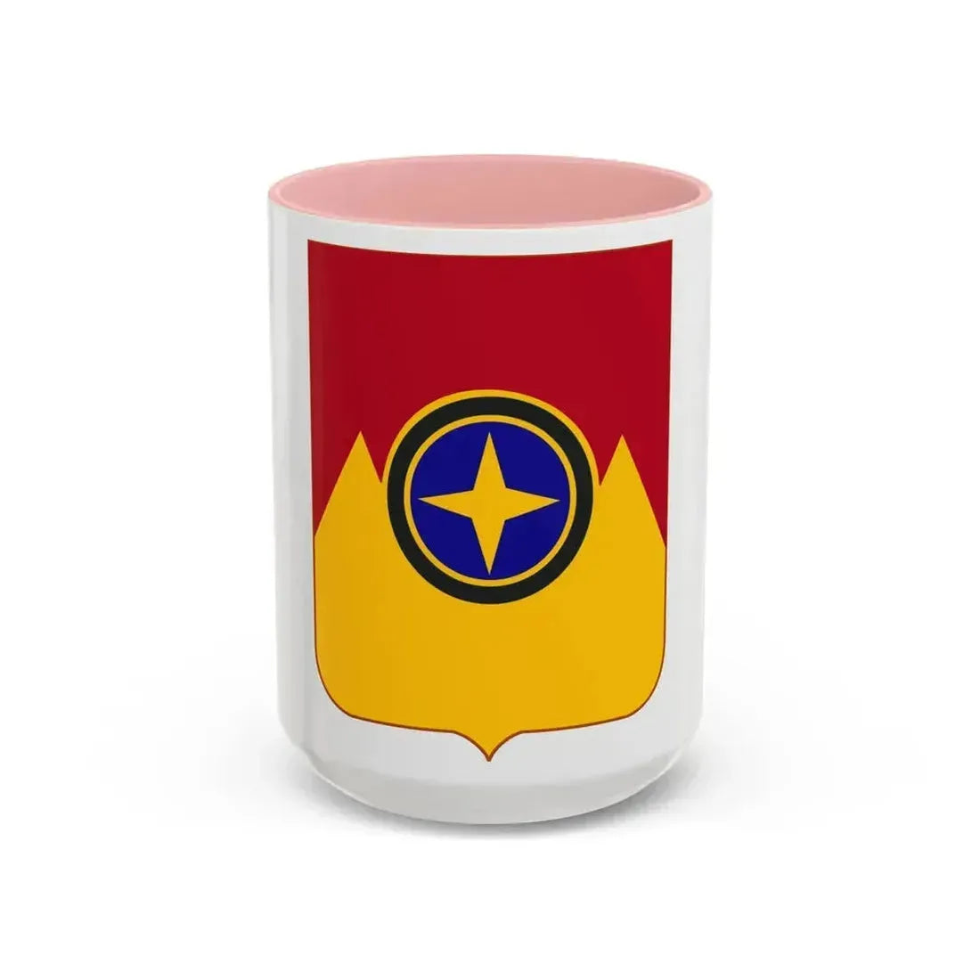 607th Armored Field Artillery Battalion v2 (U.S. Army) Accent Coffee Mug 15oz Pink - Go Mug Yourself