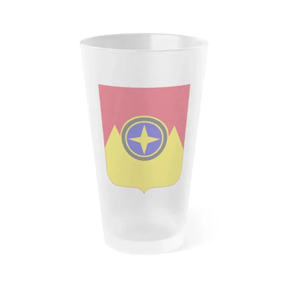 607th Armored Field Artillery Battalion v2 (U.S. Army) Frosted Pint Glass 16oz 16oz Frosted - Go Mug Yourself