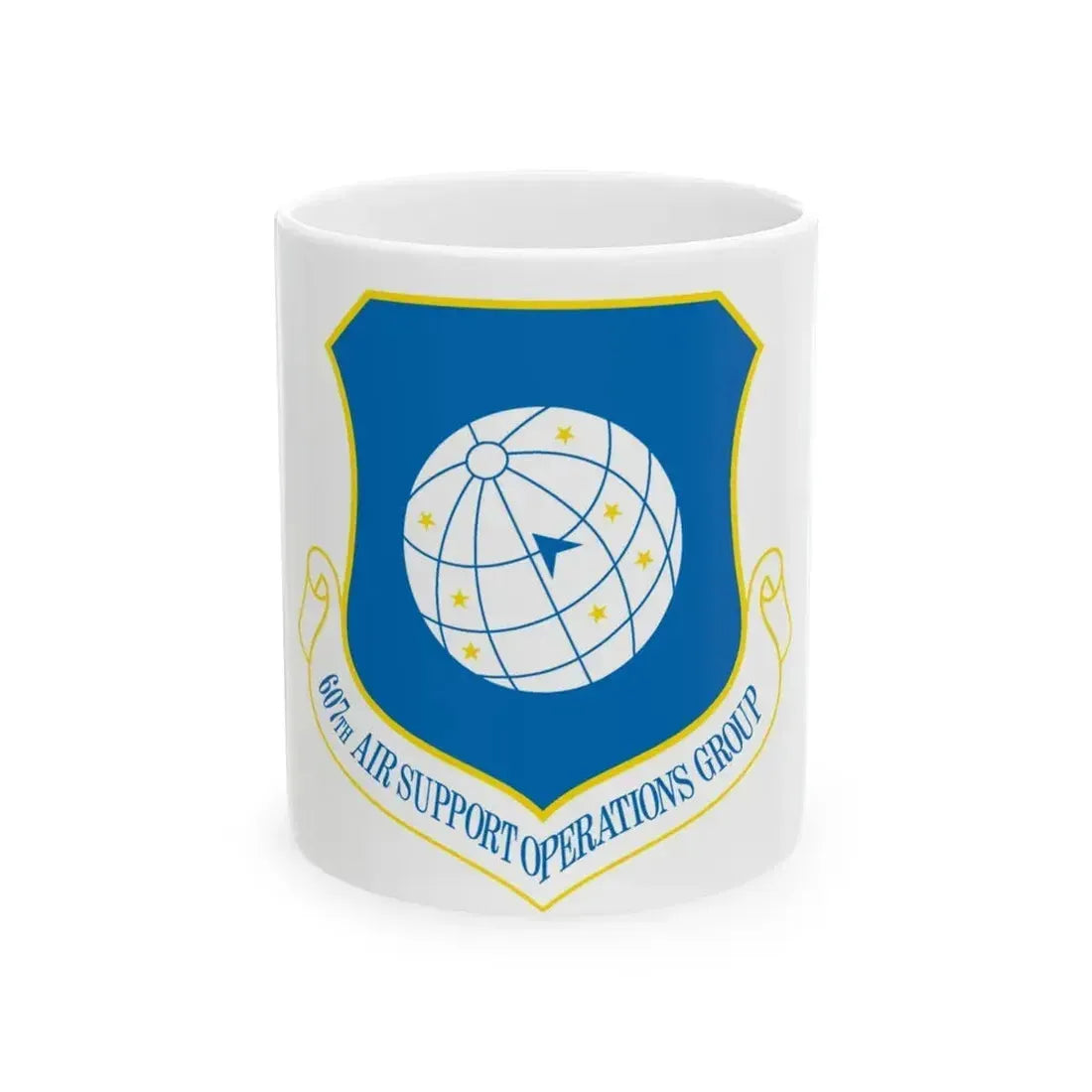 607th ASOGR (U.S. Air Force) White Coffee Mug 11oz - Go Mug Yourself