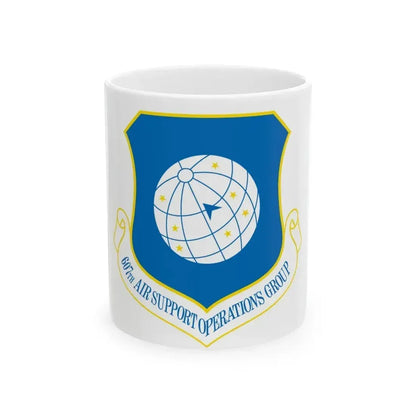 607th ASOGR (U.S. Air Force) White Coffee Mug 11oz - Go Mug Yourself