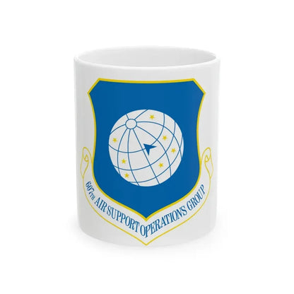 607th ASOGR (U.S. Air Force) White Coffee Mug 11oz - Go Mug Yourself