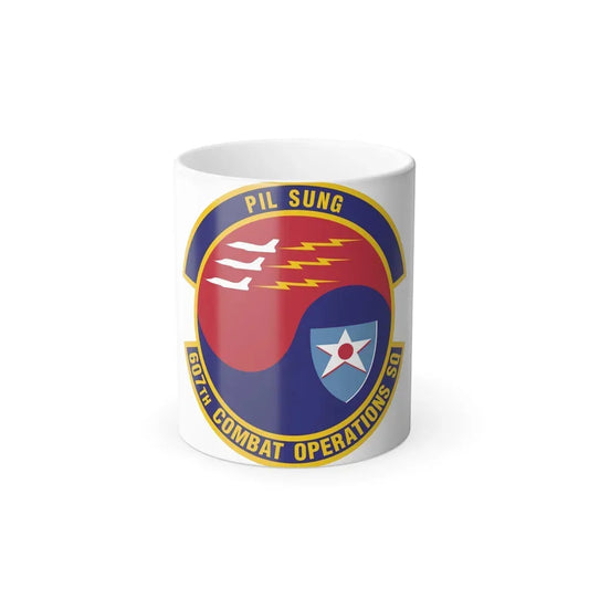 607th Combat Operations Squadron (U.S. Air Force) Color Changing Coffee Mug 11oz - Go Mug Yourself