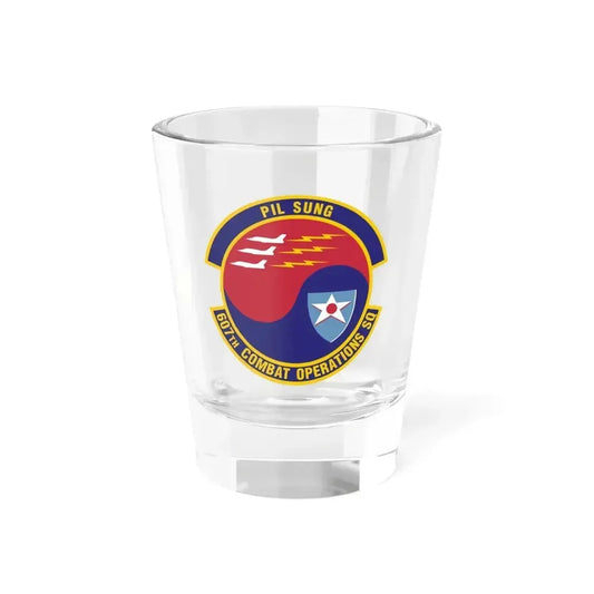 607th Combat Operations Squadron (U.S. Air Force) Shot Glass 1.5oz 1.5oz - Go Mug Yourself