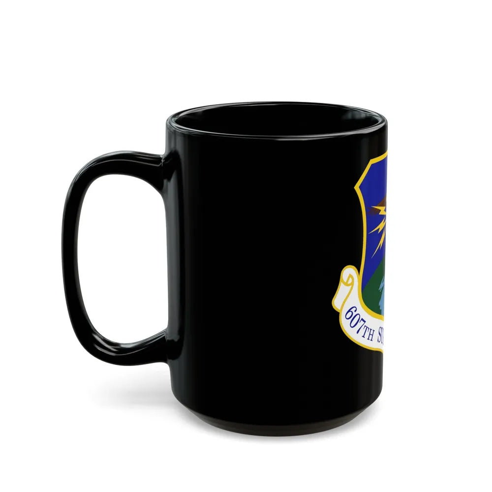 607th Support Group (U.S. Air Force) Black Coffee Mug-Go Mug Yourself