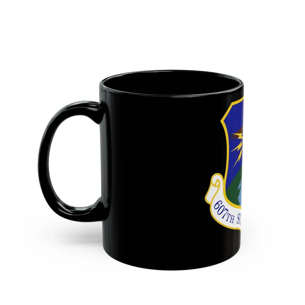 607th Support Group (U.S. Air Force) Black Coffee Mug-Go Mug Yourself