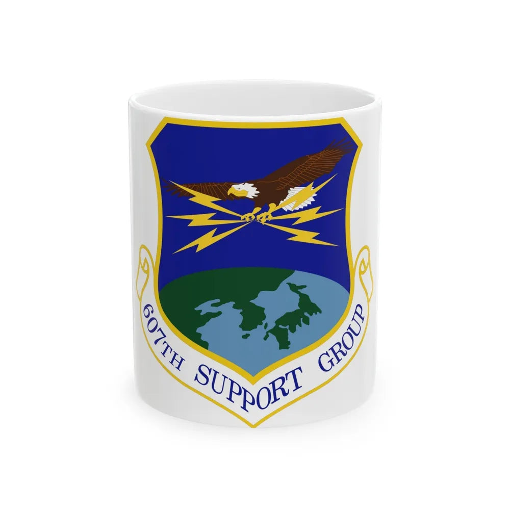 607th Support Group (U.S. Air Force) White Coffee Mug-11oz-Go Mug Yourself