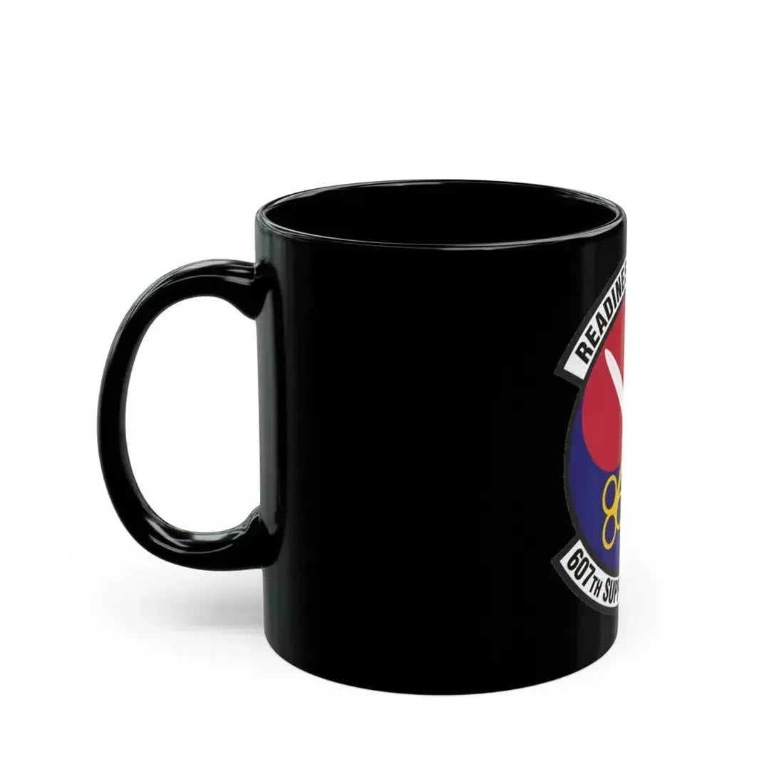 607th Support Squadron (U.S. Air Force) Black Coffee Mug - Go Mug Yourself