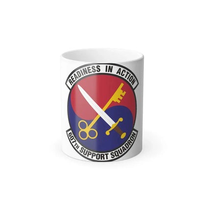 607th Support Squadron (U.S. Air Force) Color Changing Coffee Mug 11oz - Go Mug Yourself