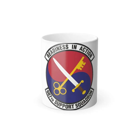 607th Support Squadron (U.S. Air Force) Color Changing Coffee Mug 11oz - Go Mug Yourself