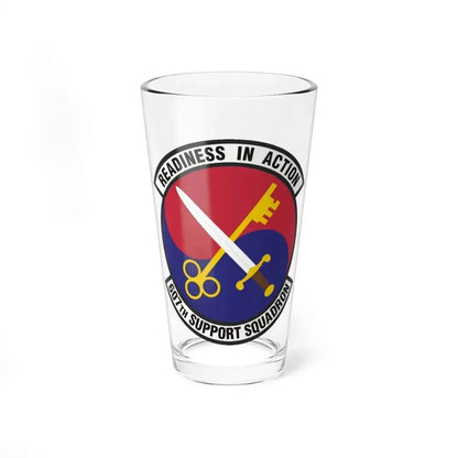 607th Support Squadron (U.S. Air Force) Pint Glass 16oz 16oz - Go Mug Yourself