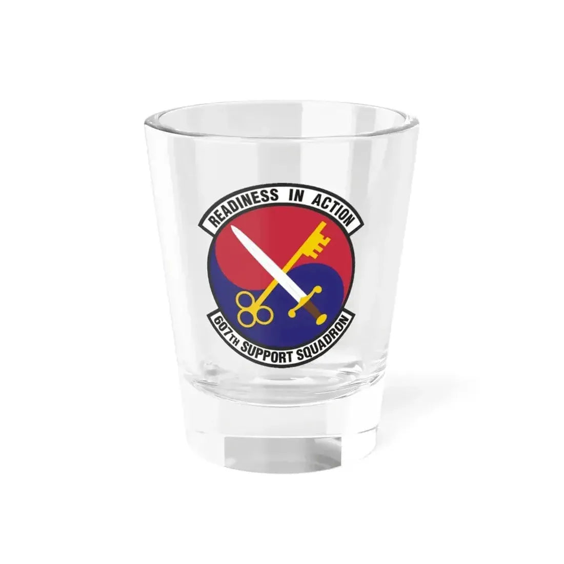 607th Support Squadron (U.S. Air Force) Shot Glass 1.5oz 1.5oz - Go Mug Yourself
