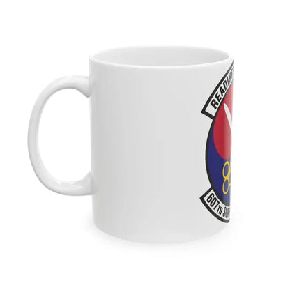 607th Support Squadron (U.S. Air Force) White Coffee Mug - Go Mug Yourself
