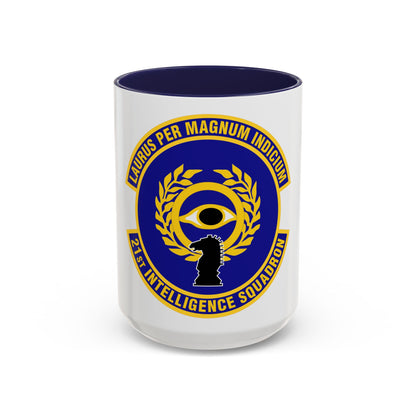 21st Intelligence Squadron (U.S. Air Force) Accent Coffee Mug