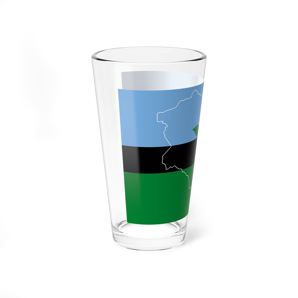 Propuesta de bandera para el Estado Monagas 25 (Venezuela) Pint Glass 16oz
