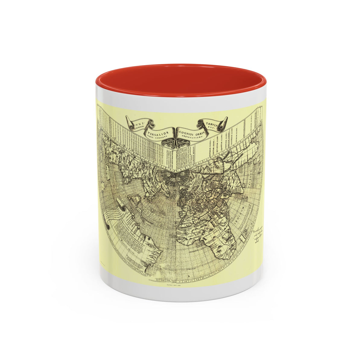 World Map - Ruysch (1508) (Map) Accent Coffee Mug