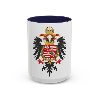 Greater Coat of Arms of Ferdinand I, Holy Roman Emperor - Accent Coffee Mug