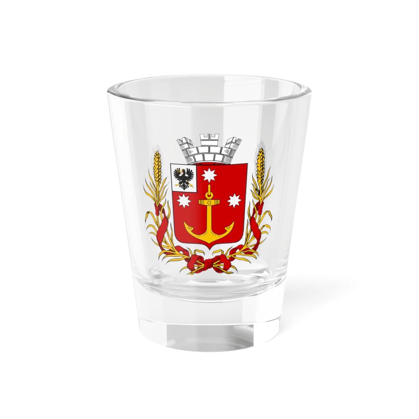 Coat of arms of Gorodnya 1865 (Russia) (Coat of Arms) Shot Glass 1.5oz