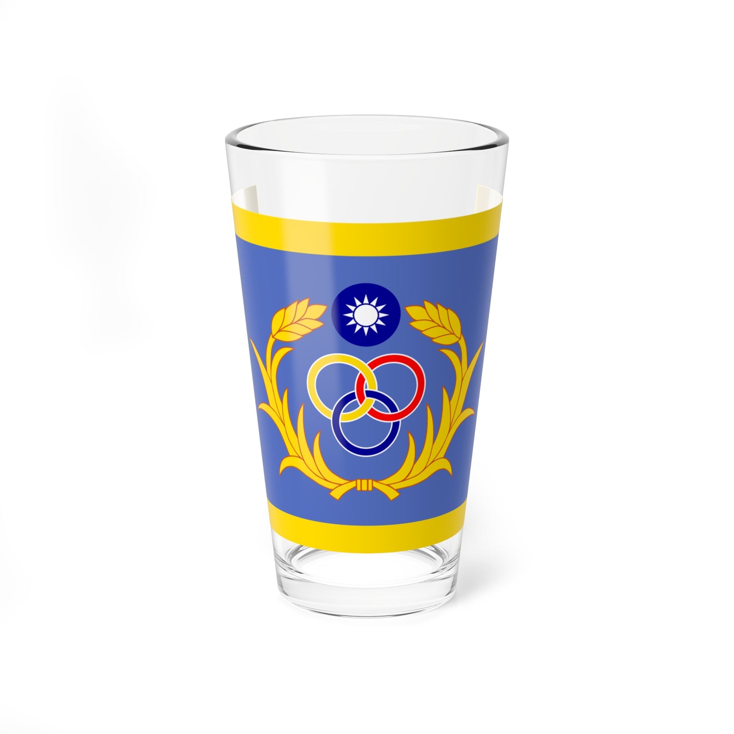 ROC Commanding General of Garrison Flag (China) Pint Glass 16oz