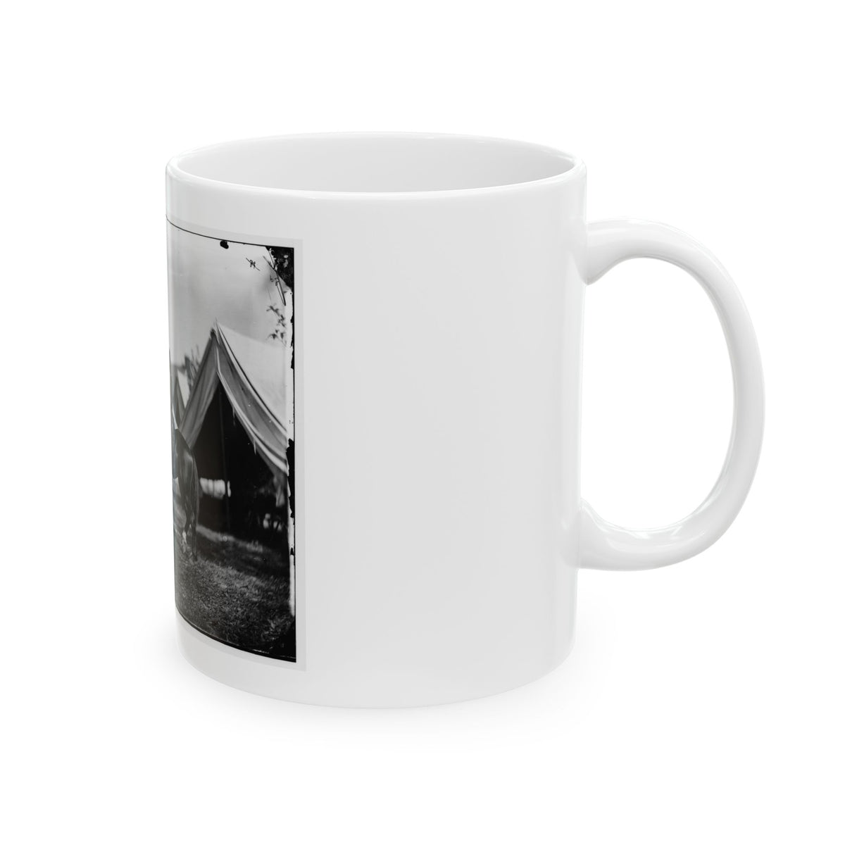Antietam, Maryland. Lt. Col. Charles B. Norton At Headquarters Of Gen. Fitz-John Porter (U.S. Civil War) White Coffee Mug