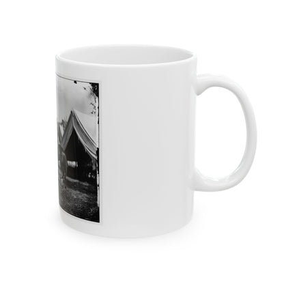 Antietam, Maryland. Lt. Col. Charles B. Norton At Headquarters Of Gen. Fitz-John Porter (U.S. Civil War) White Coffee Mug