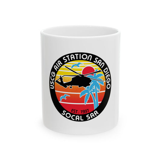 USCG Sector San Diego SOCAL SAR (U.S. Coast Guard) White Coffee Mug