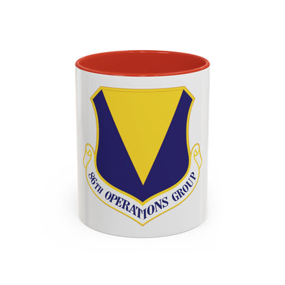 86th Operations Group (U.S. Air Force) Accent Coffee Mug