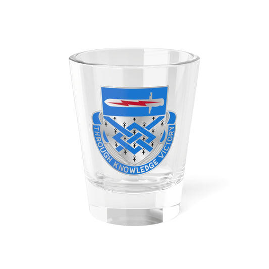 Verre à liqueur du 107e bataillon du renseignement militaire (armée américaine) 1,5 oz