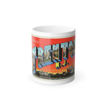 Greetings from Trenton N J (Greeting Postcards) Color Changing Mug 11oz