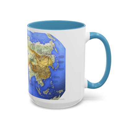 Mongol Khans and Their Legacy (1996) (Map) Accent Coffee Mug