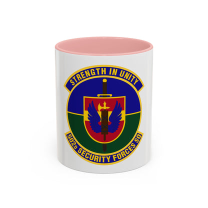 502d Security Forces Squadron (U.S. Air Force) Accent Coffee Mug